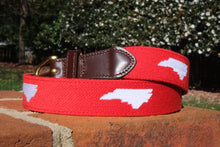North Carolina State Needlepoint Belt