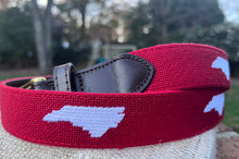 North Carolina State Needlepoint Belt
